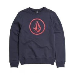 Volcom Stone Crew Kids Sweater Navy -Skateboard Shop volcom stone crew kids sweater navy 2