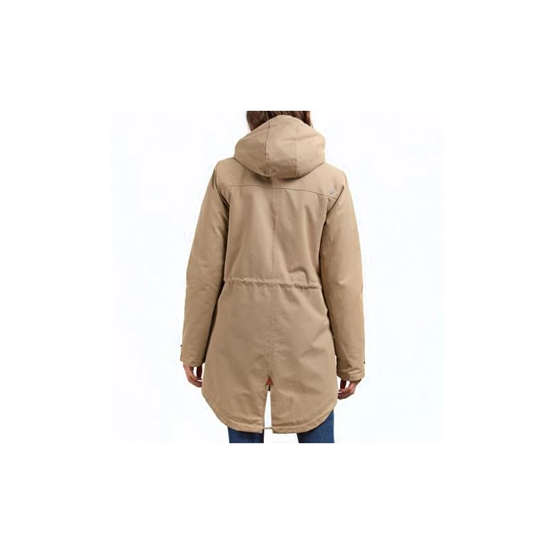 Volcom Walk On By Parka Jacket Khaki 6 Volcom Walk On By Parka Jacket Khaki - Afbeelding 4